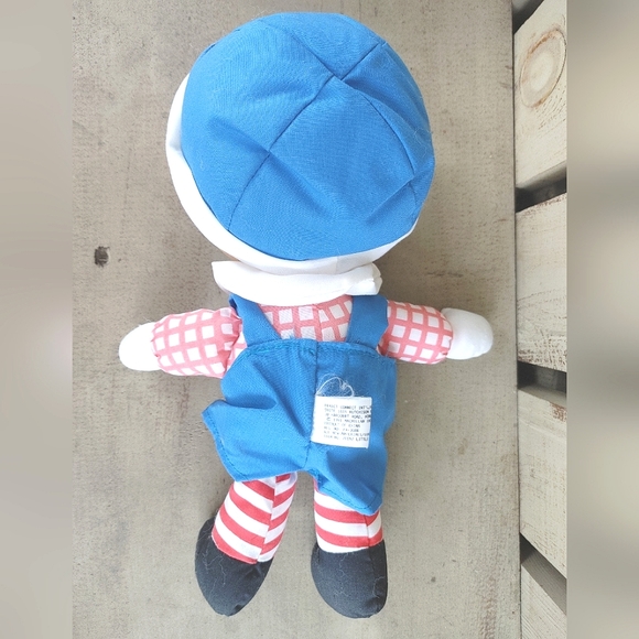 Raggedy Andy Doll Vintage 1991 Scare Crow Plush Plastic Face RARE Stuffed Toy - Picture 9 of 12